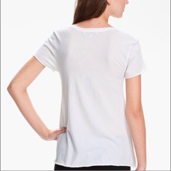 RARE Y2K Wildfox Je T’aime White V-Neck Tee - Picture 2 of 13